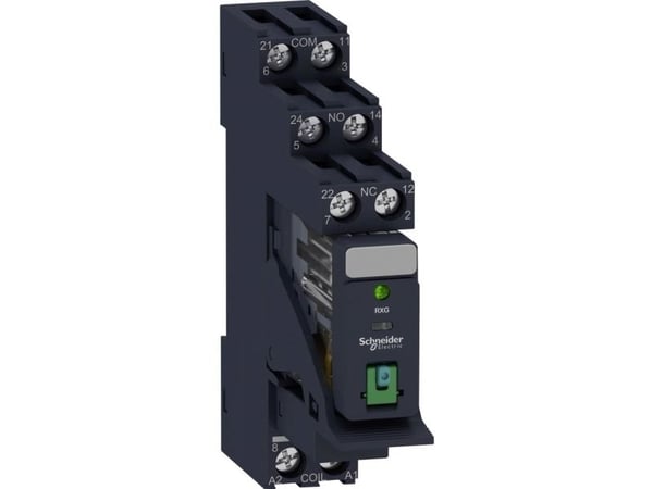 Schneider Electric RXG22BDPV, Sort, 24 V, -40 - 70 °C, IP20 IEC 61810-1 CSA C22.2 No 14 UL 508 IEC 61984 EAC, 1250 VA, 5 A
