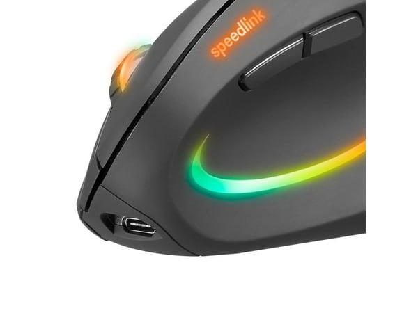 SPEEDLINK PIAVO Ergonomic Vertical - Vertikal mus - ergonomisk - trådløs - hengeboks