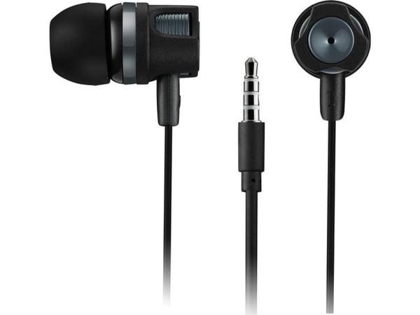 Canyon CNE-CEP3DG - Ørepropper med mikrofon - i øret - kablet - 3,5 mm jakk - mørk grå