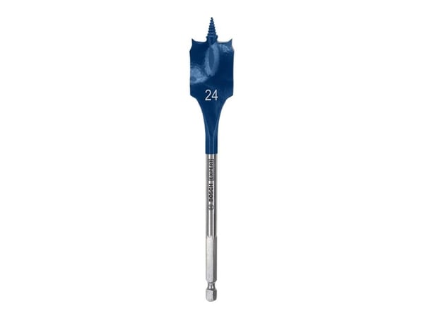 Bosch Expert - Bor - for tre, kartong, bløtt tre, sponplater - spadedel - 24 mm - heksagonal - lengde: 152 mm
