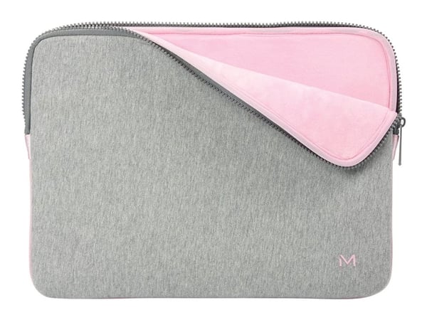 Mobilis Skin - Notebookhylster - minneskum - 12.5" - 14" - grå, rosa