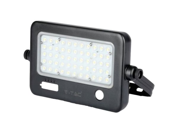 V-tac 10W LED projektør med solcelle 4000K (naturlig hvit)
