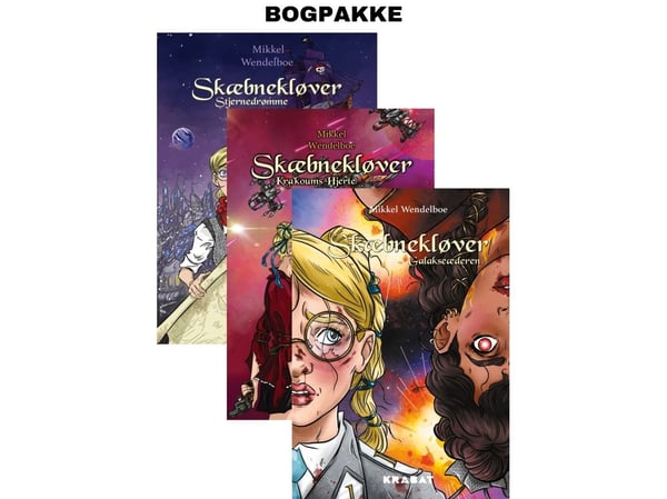 Bokpakke Skæbnekløver-trilogien | Mikkel Wendelboe | Språk: Dansk