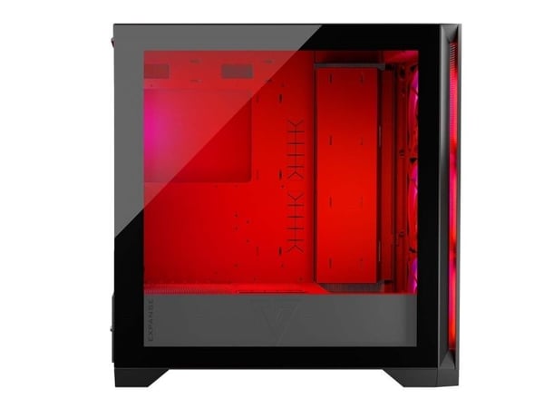 Modecom VOLCANO EXPANSE S ARGB BLACK -musta tietokonekotelo