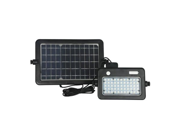 V-tac 10W LED projektør med solcelle 4000K (naturlig hvit)