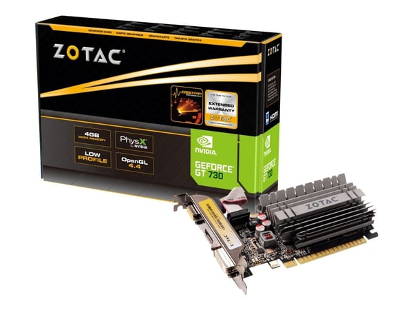 Zotac GeForce GT 730 ZONE Edition 4GB DDR3 grafikkort