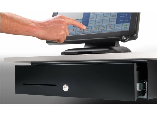 Safescan HD-5030, Manuell og automatisk pengeskuff, Metall, Sort, Plast, DC, 12 V