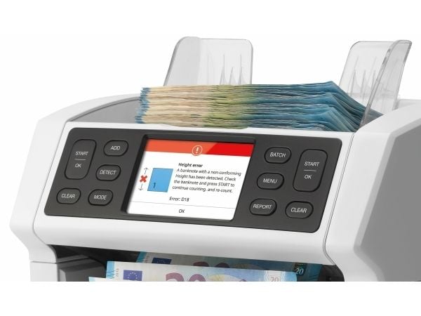 Safescan 2865-S CH seddelteller/ verditeller CHE-versjon