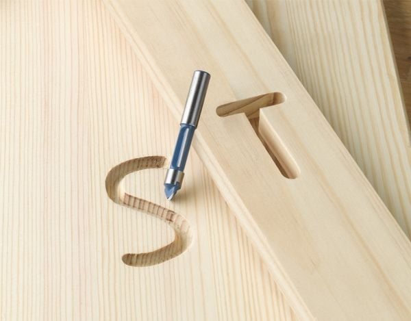 kwb 755720, Roundover-bit, 8 mm, 8 mm, 1 stykker