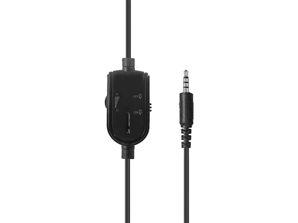SPEEDLINK METIS, Koblet med ledninger (ikke trådløs), Spilling, 160 g, Hodetelefoner, Sort