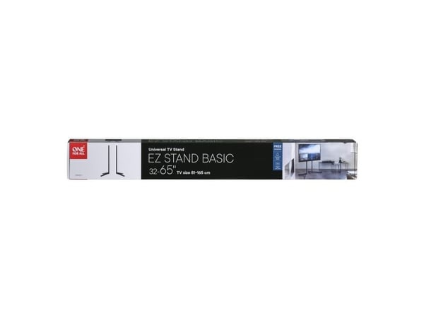 One For All WM 7610, 81,3 cm (32"), 165,1 cm (65"), 200 x 200 mm, 600 x 400 mm, valurauta, musta