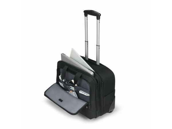DICOTA Multi Roller ECO BASE - Ryggsekk/tralle for å bære notebook - 15" - 17.3" - svart