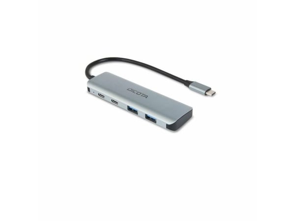 DICOTA D32061, USB Type-C, USB 4 Type-A, USB Type-C, 10000 Mbit/s, Hopea, Alumiini, 35 mm