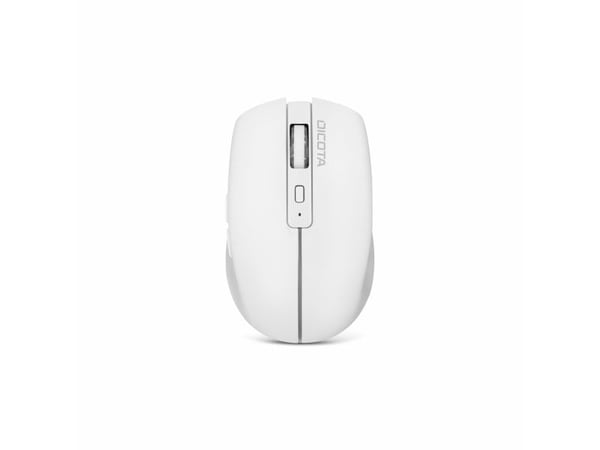 DICOTA D32044, Ambidextrous, RF langaton + Bluetooth, 1600 dpi, valkoinen