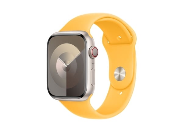 Apple - Bånd for smart armbåndsur - 45 mm - S/M-størrelse - solskinn