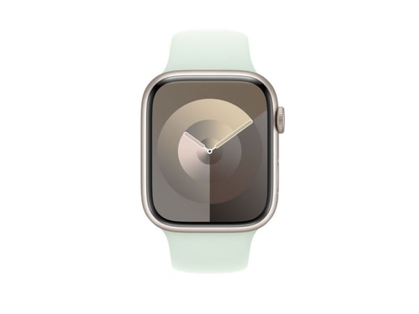 Apple - Bånd for smart armbåndsur - 45 mm - M/L (passer håndledd på 160 - 210 mm) - myk mynte