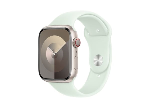 Apple - Bånd for smart armbåndsur - 45 mm - S/M-størrelse - myk mynte