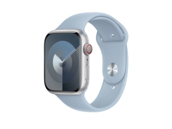 Apple - Bånd for smart armbåndsur - 45 mm - M/L (passer håndledd på 160 - 210 mm) - lys blå