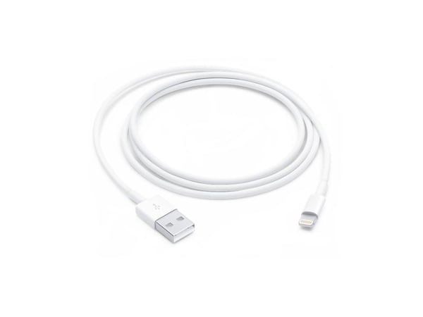Apple MUQW3ZM/A, 1 m, Lightning, USB A, Uros, Uros, Valkoinen