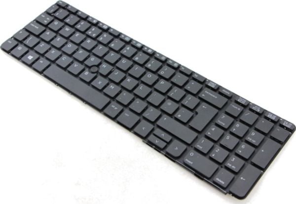 HP Pointstick - Erstatningstastatur for bærbar PC - bakbelysning - Fransk