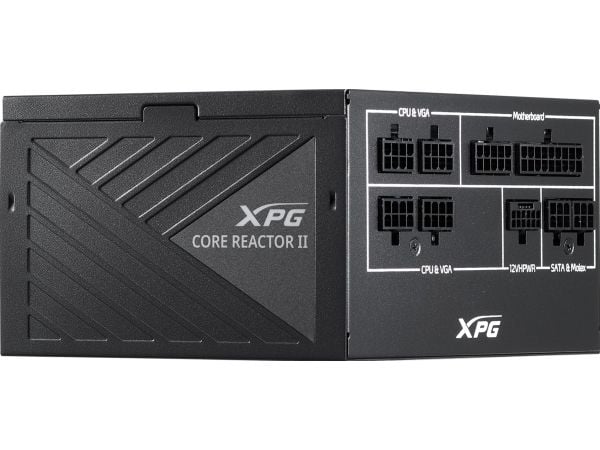 XPG CORE REACTOR II - Nätaggregat (intern) - ATX12V 3.0/ EPS12V 2.92 - 80 PLUS Gold - AC 100-240 V - 750 Watt - aktive PFC - Europa - svart