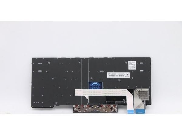 Chicony - Kannettavat udskiftningstastatur - med Trackpoint - bagbelyst - tysk - sort - for ThinkPad L13 Gen 2 20VH, 20VJ; L13 Yoga Gen 2 20VK, 20V...
