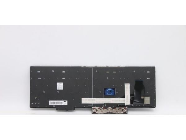 Lite-On - Erstatningstastatur for bærbar PC - med Trackpoint, UltraNav - bakbelysning - QWERTY - Spansk - svart - for ThinkPad P15s Gen 1 20T4, 20T5