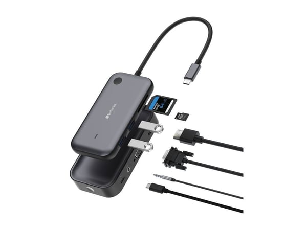 Verbatim 32146, Työpöytä, USB, Wi-Fi, 802.11a, 802.11b, 802.11g, Wi-Fi 4 (802.11n), Wi-Fi 5 (802.11ac), USB 3.2 Gen 1 (3.1 Gen 1), USB A-tyyppi, US...