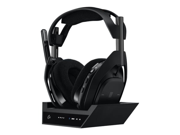Logitech G Astro A50 X - Headset - fullstorlek - Bluetooth / LIGHTSPEED - trådlös - svart