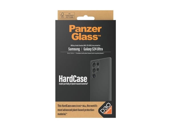 PanzerGlass™ | Hardcase - Bakside - Svart | Galaxy S24 Ultra
