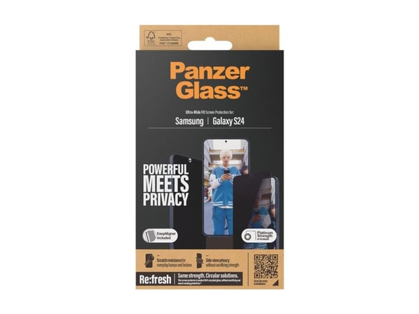 PanzerGlass™ | Privacy Edition - Skjermbeskytter - Ultra-Wide Fit | Galaxy S24