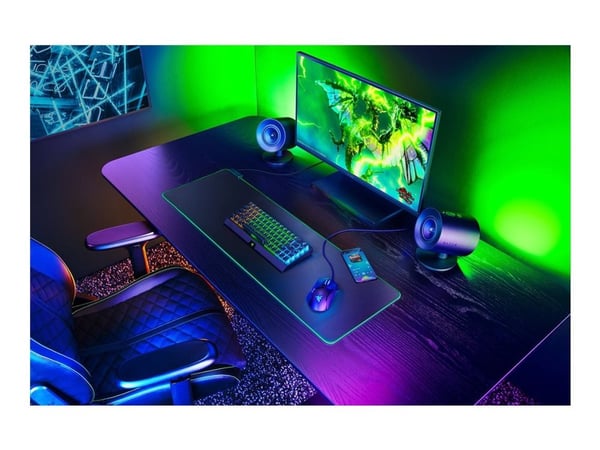 Razer Nommo V2 - Høyttalersystem - for PC - 2,1 kanaler - trådløs - Bluetooth - USB