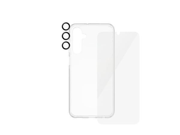 SAFE. by PanzerGlass - 3-i-1 beskyttelsespakke - skjerm / linse / bakbeskyttelsessett for mobiltelefon - glass - for Samsung Galaxy A25