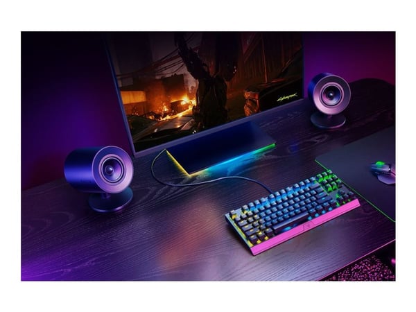 Razer Nommo V2 X - Høyttalere - for PC - 2.0-kanal - trådløs - Bluetooth - USB