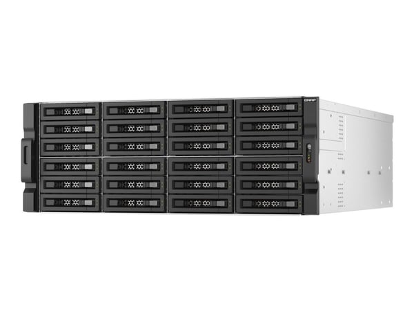 QNAP TL-R2400PES-RP - Harddiskarray - 24 brønner (SATA-600) - PCIe x8 (ekstern) - kan monteres i rack - 4U