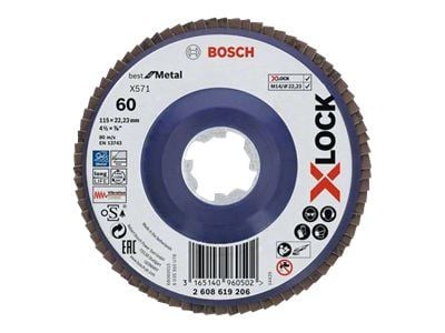 Bosch-tarvikkeet 2608619206 Ø 115 mm Jyväkoko: 60 1 kpl 1 kpl
