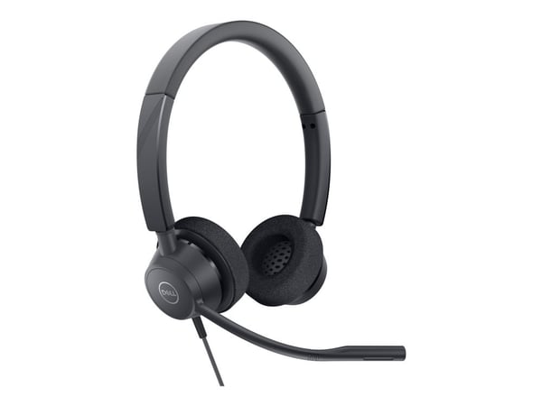 Dell Pro Stereo Headset WH3022 - Hodesett - kablet - USB - Certified for Microsoft Teams, Zoom Certified