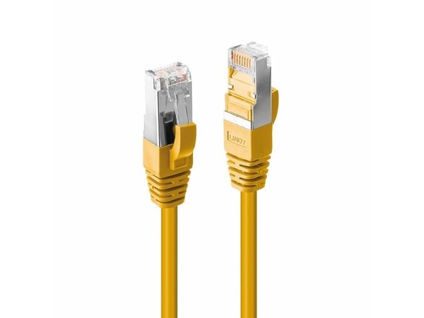 Lindy 47862, 1 m, Cat6a, S/FTP (S-STP), RJ-45, RJ-45, Gult