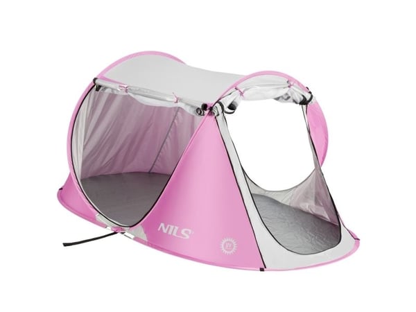 Nils Extreme NC3043 rosa plasstält med snabbfällning