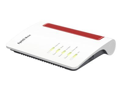 FRITZ!Box 7530 AX - Trådlös router - DSL-modem 4-ports-switch - 1GbE - Wi-Fi 6 - Dubbelband - VoIP-telefonadapter (DECT) FRITZ!Box 7530 AX - Trådlös router - DSL-modem 4-ports-switch - 1GbE - Wi-Fi 6 - Dubbelband - VoIP-telefonadapter (DECT)