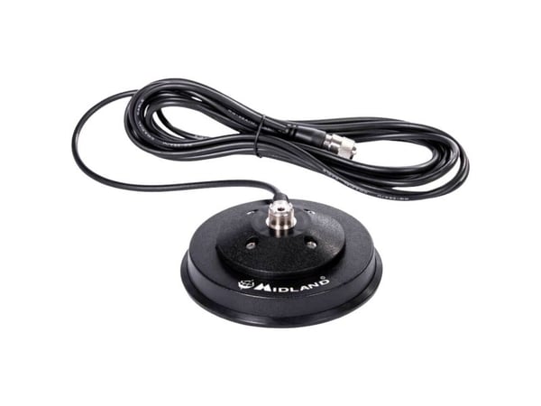 Magnet-antennefod. Midland PL magnetisk bas, 117mm C1183
