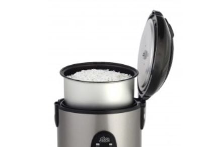 Solis Rice Cooker Compact Type 821 - Riskoker - 0.8 liter - 350 W - rustfritt stål