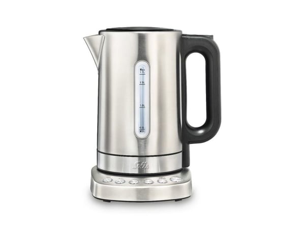 Solis Vario Temp Kettle, 1,7 l, 2200 W, Rustfritt stål, Rustfritt stål, Justerbar termostat, Vannivåindikator
