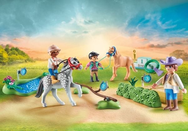 Playmobil Hester av fossefall 71495, Gård, 4 År, Flerfarvet, Plast