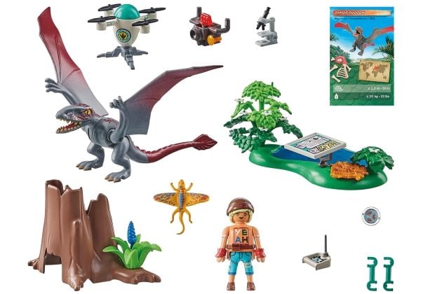 Playmobil Dinos 71525, Action/ Eventyr, 4 år, Flerfarget, Plast