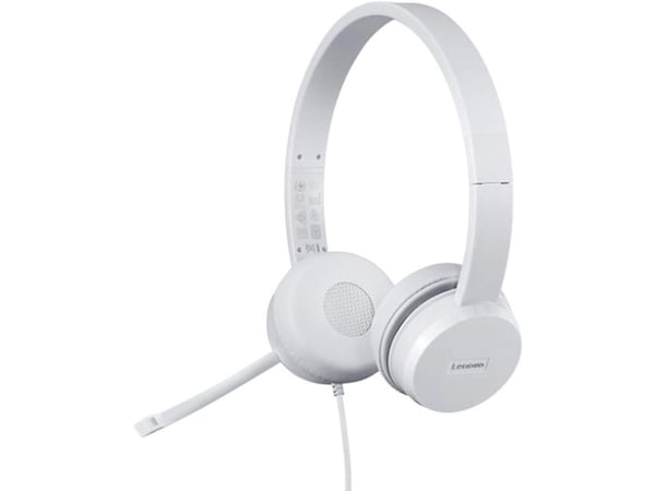 Lenovo 110 - Ørepropper med mikrofon - i øret - kablet - 3,5 mm jakk - grå - for ThinkCentre M70t Gen 3; M90s Gen 3; ThinkCentre neo 70; ThinkPad E...