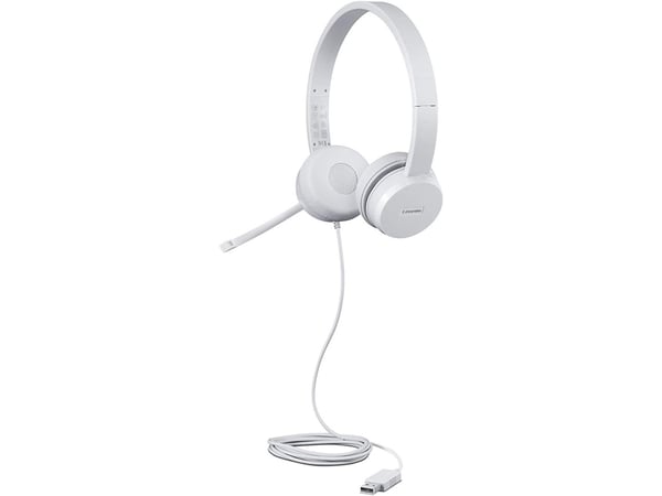 Lenovo 110 - Ørepropper med mikrofon - i øret - kablet - 3,5 mm jakk - grå - for ThinkCentre M70t Gen 3; M90s Gen 3; ThinkCentre neo 70; ThinkPad E...