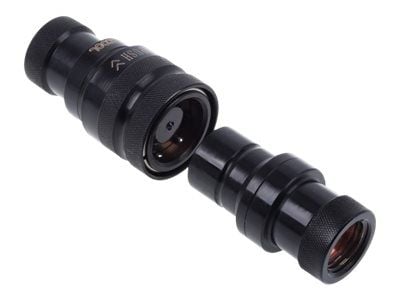 Alphacool Eiszapfen Connector Series Quick Release Connector Kit - Armatur for væskekjølesystem - mørkesvart