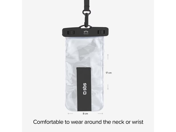 SBS TEWATERSELFIEK, Universell, 17,3 cm (6.8"), Sort