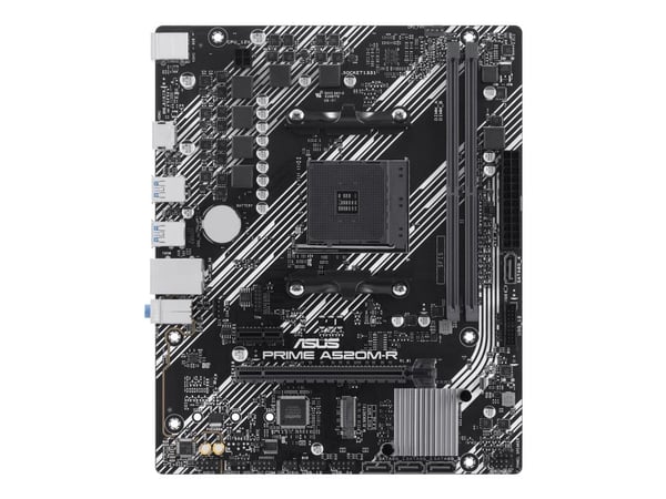 ASUS PRIME A520M-R - Hovedkort - micro ATX - Socket AM4 - AMD A520 Chipset - USB 3.2 Gen 1 - Gigabit LAN - innbygd grafikk (CPU kreves) - HD-lyd (8...